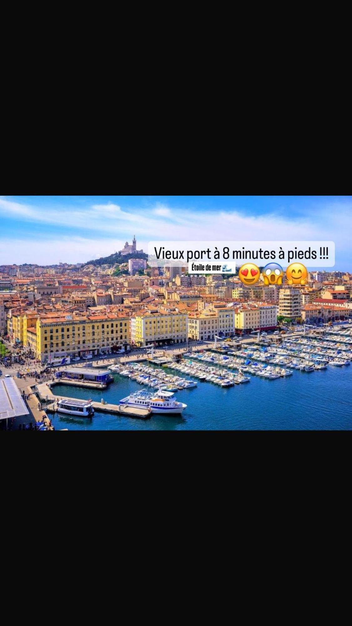 Etoile De Mer Magnifique Studio Deco Plage Et Sable Fin, Votre Sejour A Marseille Commence Ici, Centre-Ville Экстерьер фото